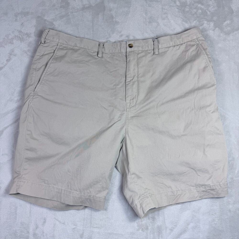 Polo Ralph Lauren Mens Stretch Classic Fit Chino Shorts Khaki Beige Size 42
